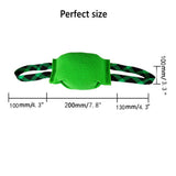 Darrahopens Pet Care > Toys > Dog Toys Green Durable Dog Tug Toy with 2 Handles - Interactive Bite Pillow for Training & Tug of War