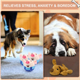 Darrahopens Pet Care > Toys > Dog Toys Interactive Pig Dog Toy – Rechargeable, Self-Moving & Squeaky with Recording & Music Modes, Dual-Mode Sound Activation, Durable Plush Cover, Ideal for Small to Large Dogs to Relieve Boredom and Anxiety (Blue)