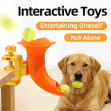 Darrahopens Pet Care > Toys > Dog Toys Manual Ball Launcher: Adjustable Difficulty, No Batteries Needed, Clip-On Automatic Ball Dispensing, Human-Pet Interaction and Solo Play All in One In Australia - Darrahopens