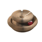 Darrahopens Pet Care > Toys > Dog Toys Organ Cat Toy Transformable Interactive Cardboard Toy with Track and Bell Ball