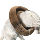 Darrahopens Pet Care > Toys > Dog Toys Organ Cat Toy Transformable Interactive Cardboard Toy with Track and Bell Ball