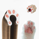 Darrahopens Pet Care > Toys > Dog Toys Organ Cat Toy Transformable Interactive Cardboard Toy with Track and Bell Ball