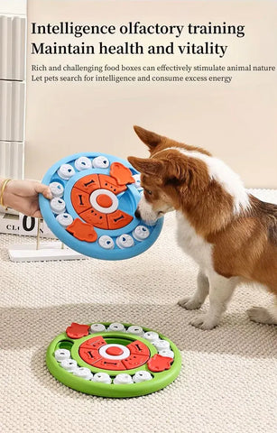 Darrahopens Pet Care > Toys > Dog Toys Pizza Puzzle Treat Toy for Dogs & Cats – Interactive Slow Feeder