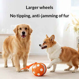 Darrahopens Pet Care > Toys > Dog Toys Smart Self-Rolling Pet Toy, Durable Chew Ball for Cats and Dogs to Keep Themselves Entertained - Orange