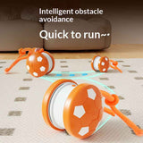 Darrahopens Pet Care > Toys > Dog Toys Smart Self-Rolling Pet Toy, Durable Chew Ball for Cats and Dogs to Keep Themselves Entertained - Orange