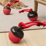 Darrahopens Pet Care > Toys > Dog Toys Squeaky Rolling Ball Dog Toy - Interactive Motion-Activated Chew Toy for Dogs Red