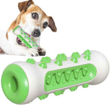 Darrahopens Pet Care > Toys > Dog Toys Tough Dog Chew Toy for Aggressive Chewers, Rubber Squeaky Toothbrush Toy, Green