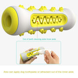 Darrahopens Pet Care > Toys > Dog Toys Tough Dog Chew Toy for Aggressive Chewers, Rubber Squeaky Toothbrush Toy, Green