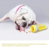 Darrahopens Pet Care > Toys > Dog Toys Tough Dog Chew Toy for Aggressive Chewers, Rubber Squeaky Toothbrush Toy, Green