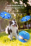 Darrahopens Pet Care > Toys > Dog Toys TransformingFlyingSaucerBall-Blue(NoLights)