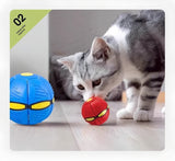 Darrahopens Pet Care > Toys > Dog Toys TransformingFlyingSaucerBall-Blue(NoLights)