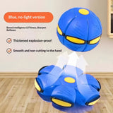 Darrahopens Pet Care > Toys > Dog Toys TransformingFlyingSaucerBall-Red(NoLights)