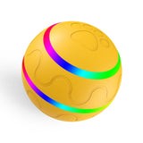 Darrahopens Pet Care > Toys > Dog Toys Yellow Durable TPU Smart Interactive Electric Pet Toy Ball - Automatic Bouncing Dog & Cat Chew Toy, Shaking Smart Activated
