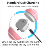 Darrahopens Pet Care > Toys > Dog Toys Yellow Durable TPU Smart Interactive Electric Pet Toy Ball With Remote - Automatic Normal & Crazy Mode Bouncing Dog & Cat Chew Toy, Remote Activated