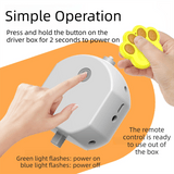Darrahopens Pet Care > Toys > Dog Toys Yellow Durable TPU Smart Interactive Electric Pet Toy Ball With Remote - Automatic Normal & Crazy Mode Bouncing Dog & Cat Chew Toy, Remote Activated