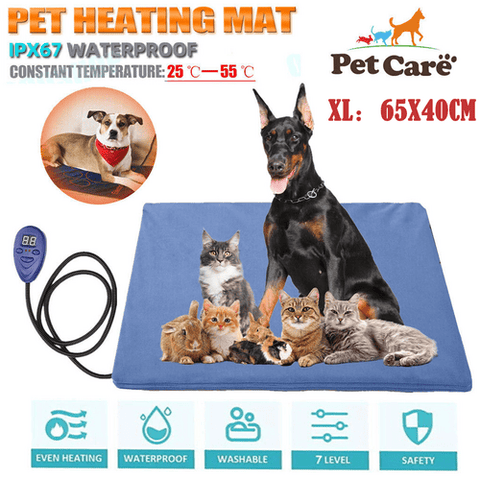 Darrahopens Pet Care > Toys Electric Pet Heat Pad: Waterproof Heating Mat for Cat Dog Bed | Chew Resistant XL