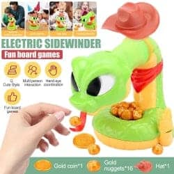 Darrahopens Pet Care > Toys Electric Rattlesnake Toys Gold Digger Board Game Rattle Snake Pop-up Party Games
