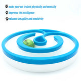 Darrahopens Pet Care > Toys Interactive Cat Track Circle with LED  Sound Light Rolling Ball - Chase Play Toy