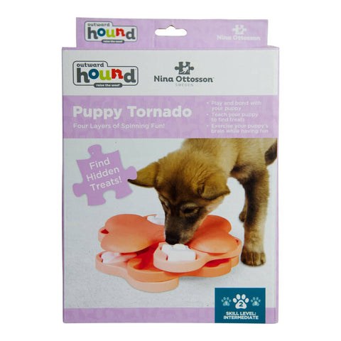 Darrahopens Pet Care > Toys Nina Ottosson Tornado Interactive Puzzle Dog Toy for Puppies - Level 2