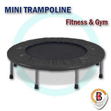 Darrahopens Sports & Fitness > Ball Sports > Basketball & Basketball Accessories 40" Mini Trampoline Jogger Rebounder Home Gym Workout Fitness Black