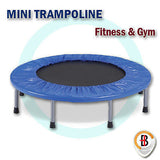 Darrahopens Sports & Fitness > Ball Sports > Basketball & Basketball Accessories 40" Mini Trampoline Jogger Rebounder Home Gym Workout Fitness Blue