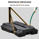 Darrahopens Sports & Fitness > Ball Sports > Basketball & Basketball Accessories DR. DUNK Portable Kids Basketball Hoop Stand System, 1.15m to 1.60m Height Adjustable