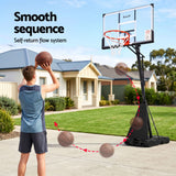 Darrahopens Sports & Fitness > Ball Sports > Basketball & Basketball Accessories Everfit 3.05M Basketball Hoop Stand System Portable Height Adjustable Net Ring