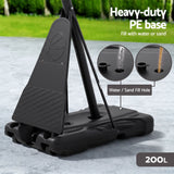 Darrahopens Sports & Fitness > Ball Sports > Basketball & Basketball Accessories Everfit 3.05M Basketball Hoop Stand System Portable Height Adjustable Net Ring