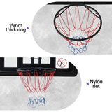 Darrahopens Sports & Fitness > Ball Sports > Basketball & Basketball Accessories Everfit 43-Inch Wall Mount Kids Basketball Hoop Backboard Indoor Outdoor Sports