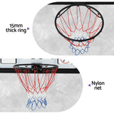 Darrahopens Sports & Fitness > Ball Sports > Basketball & Basketball Accessories Everfit 43-Inch Wall Mount Kids Basketball Hoop Backboard Outdoor Sports