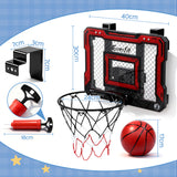 Darrahopens Sports & Fitness > Ball Sports > Basketball & Basketball Accessories Everfit Mini Basketball Hoop Over Door Indoor LED Scoreboard Kids Set 40x30cm