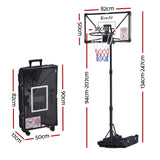 Darrahopens Sports & Fitness > Ball Sports > Basketball & Basketball Accessories Everfit Portable Basketball Hoop System Adjustable Full Foldable Stand 2.07m