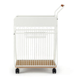 Darrahopens Sports & Fitness > Ball Sports > Basketball & Basketball Accessories Everfit Yoga Mat Storage Rack Mobile Holder with Wheels Basket Home Gym Storage Organizer White