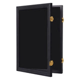 Darrahopens Sports & Fitness > Ball Sports > Basketball & Basketball Accessories Lockable Jersey Display Case with Gold Clasp and Black Fabric Interior Wooden Sports Memorabilia Wall Mount Frame for Football Basketball Baseball and Jerseys In Australia - Darrahopens