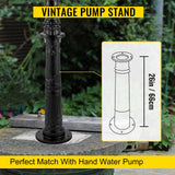 Darrahopens Sports & Fitness > Ball Sports > Basketball & Basketball Accessories VEVOR Antique Hand Water Pump Stand Pitcher Pump Stand for Yard Garden Black