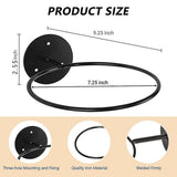 Darrahopens Sports & Fitness > Ball Sports > Basketball & Basketball Accessories Wall Mounted Ball Rack 3pc - Iron Basketball Football Rugby Storage Display Holder, Space Saving, Perfect Black