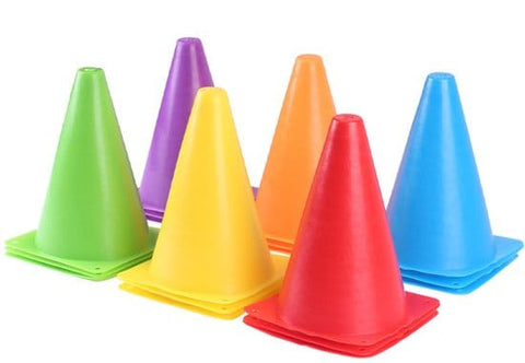 Darrahopens Sports & Fitness > Ball Sports > Soccer & Soccer Accessories 18 pieces of training equipment for outdoor sports - obstacle course for soccer training - cone markers for soccer training