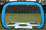 Darrahopens Sports & Fitness > Ball Sports > Soccer & Soccer Accessories 2 in 1 Portable Foldable Soccer Goal with Detachable Target - Blue