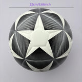Darrahopens Sports & Fitness > Ball Sports > Soccer & Soccer Accessories 5th STARfootball match training gift hot-blooded youth PU fitting material wear-resistant explosion-proof Christmas Boxing Day (including air needle net bag pump)soccer