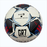 Darrahopens Sports & Fitness > Ball Sports > Soccer & Soccer Accessories A black, red and blue graffiti football, made of PU, containing a pump+air needle+net bag, a gift for Christmas Boxing Day,soccer