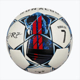 Darrahopens Sports & Fitness > Ball Sports > Soccer & Soccer Accessories A black, red and blue graffiti football, made of PU, containing a pump+air needle+net bag, a gift for Christmas Boxing Day,soccer