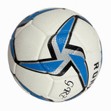Darrahopens Sports & Fitness > Ball Sports > Soccer & Soccer Accessories A blue windmill size5 football, PU fit material, wear-resistant and explosion-proof, including pump+air needle+net bag, Christmas Boxing Day gift,soccer