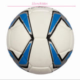 Darrahopens Sports & Fitness > Ball Sports > Soccer & Soccer Accessories A blue windmill size5 football, PU fit material, wear-resistant and explosion-proof, including pump+air needle+net bag, Christmas Boxing Day gift,soccer