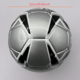Darrahopens Sports & Fitness > Ball Sports > Soccer & Soccer Accessories A mirror football with black and white color matching, professional anti-slip and wear-resistant design, exclusive football for fans, three-piece set with net bag, air needle and air pump, the best prize in campus competition, and a sports gift from fathe