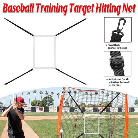 Darrahopens Sports & Fitness > Ball Sports > Soccer & Soccer Accessories Baseball Hitting Net Practice Target Throwing Batting Training Net For Outdoor