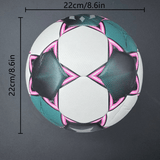 Darrahopens Sports & Fitness > Ball Sports > Soccer & Soccer Accessories Commemorative high-quality No. 5 football - made of PU material, explosion-proof, waterproof, wear-resistant, soft and does not hurt feet. Three-piece set of net bag, air needle and air pump, suitable for competitions, training, indoor/outdoor entertainme
