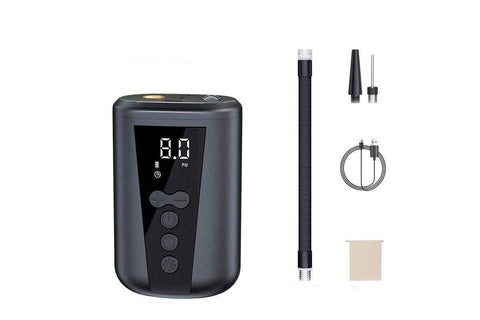 Darrahopens Sports & Fitness > Ball Sports > Soccer & Soccer Accessories Electric Ball Pump with LCD Display Preset Pressure for Basketball Soccer