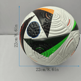 Darrahopens Sports & Fitness > Ball Sports > Soccer & Soccer Accessories Euro Cup group stage football, special black and white pattern PU ultra-durable kicking soft new fashion event-specific football
