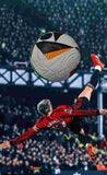 Darrahopens Sports & Fitness > Ball Sports > Soccer & Soccer Accessories Euro Cup group stage football, special black and white pattern PU ultra-durable kicking soft new fashion event-specific football
