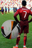 Darrahopens Sports & Fitness > Ball Sports > Soccer & Soccer Accessories Euro Cup group stage football, special black and white pattern PU ultra-durable kicking soft new fashion event-specific football